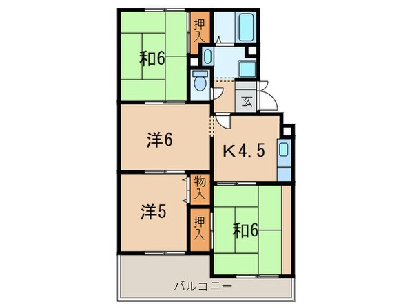 グランド　ハイツの物件間取画像